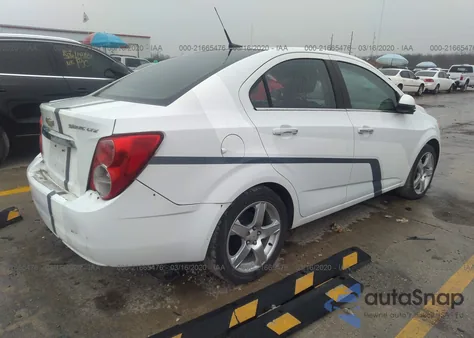 2012 Chevrolet Sonic Ltz из США, поврежденный, VIN 1G1JE5SH5C4100946